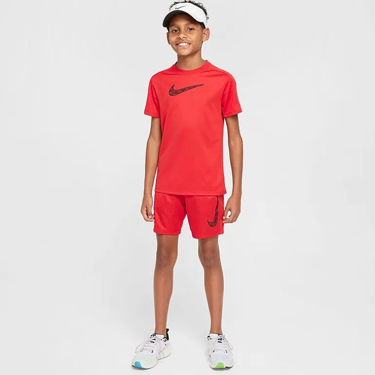 Nike Dri-Fit Trophy Big Kid Unisex Crew Neck Short Sleeve Regular Fit Graphic T-Shirt