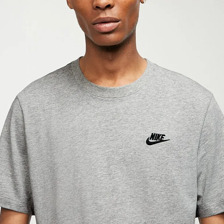 Nike Embroidered Logo Mens Crew Neck Short Sleeve Embroidered Active T-Shirt