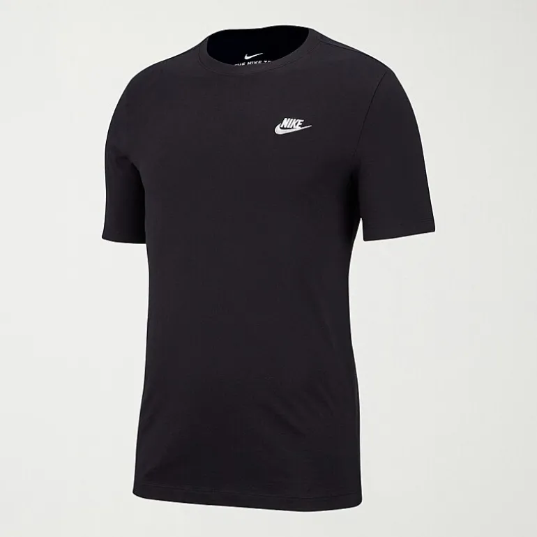 Nike Embroidered Logo Mens Crew Neck Short Sleeve Embroidered Active T-Shirt
