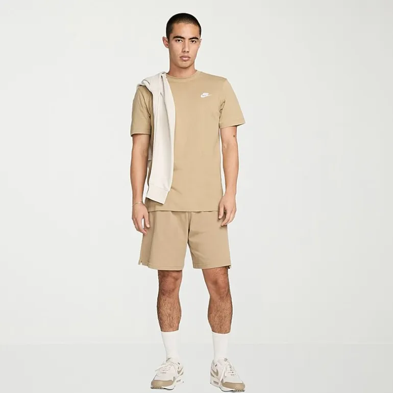 Nike Embroidered Logo Mens Crew Neck Short Sleeve Embroidered Active T-Shirt