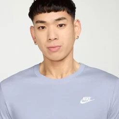 Nike Embroidered Logo Mens Crew Neck Short Sleeve Embroidered Active T-Shirt