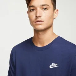 Nike Embroidered Logo Mens Crew Neck Short Sleeve Embroidered Active T-Shirt