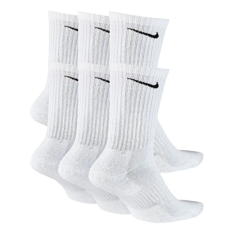 Nike Everyday Cushioned Unisex Adult 6 Pair Crew Socks