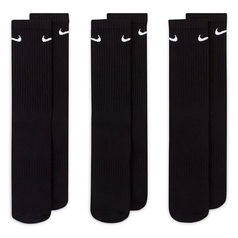 Nike Everyday Cushioned Unisex Adult 3 Pair Crew Socks