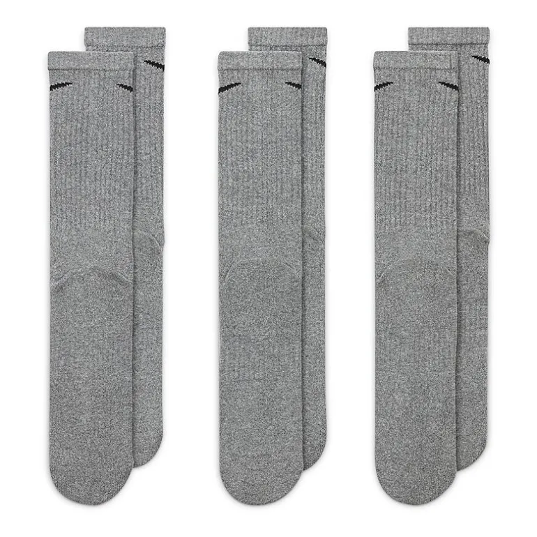 Nike Everyday Cushioned Unisex Adult 3 Pair Crew Socks