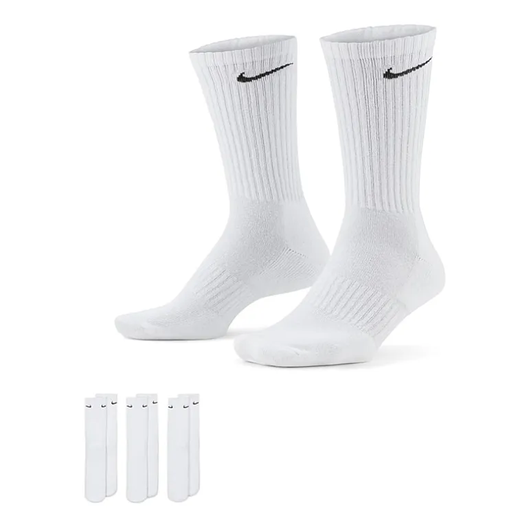 Nike Everyday Cushioned Unisex Adult 3 Pair Crew Socks