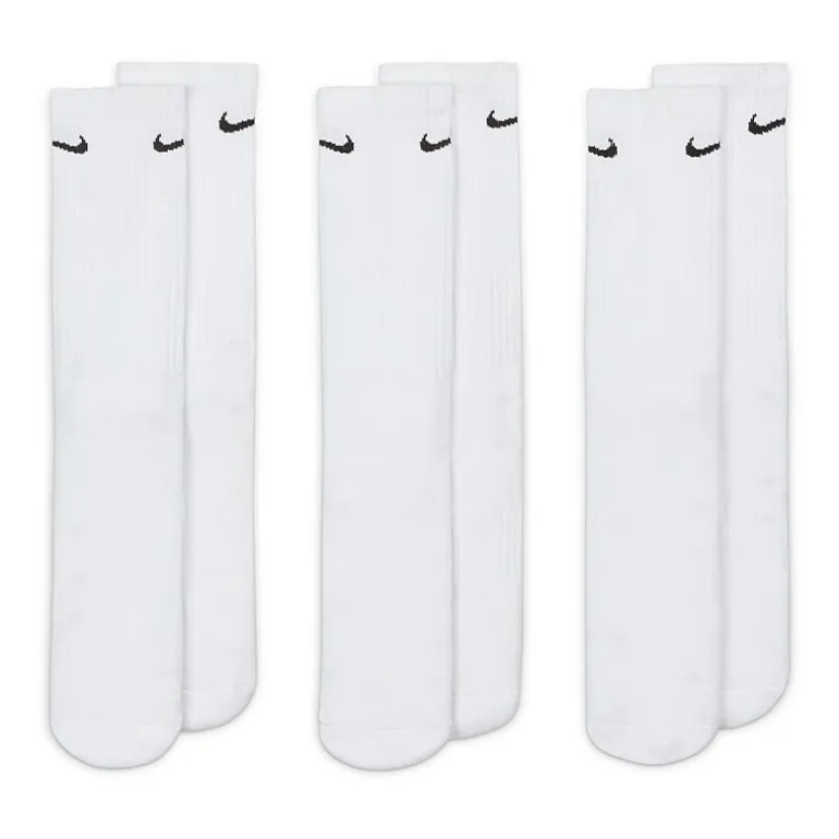 Nike Everyday Cushioned Unisex Adult 3 Pair Crew Socks