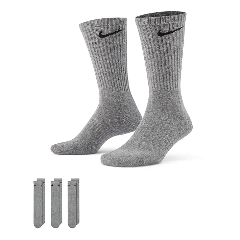 Nike Everyday Cushioned Unisex Adult 3 Pair Crew Socks