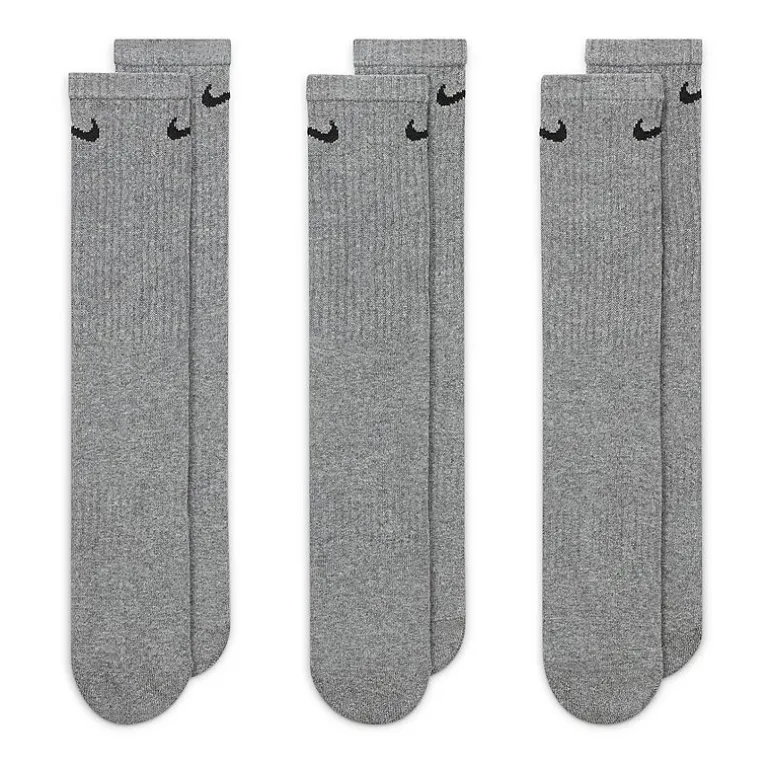 Nike Everyday Cushioned Unisex Adult 3 Pair Crew Socks