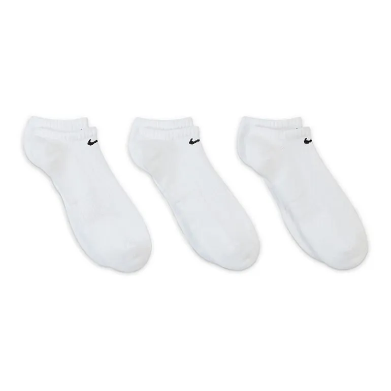 Nike Everyday Cushioned Unisex Adult Multi-Pack 3 Pair No Show Socks