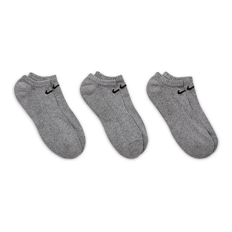 Nike Everyday Cushioned Unisex Adult Multi-Pack 3 Pair No Show Socks