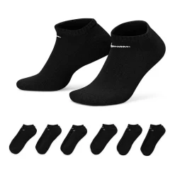 Nike Everyday Cushioned Unisex Adult Multi-Pack 6 Pair No Show Socks