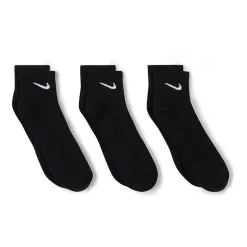 Nike Everyday Cushioned Unisex Adult Multi-Pack 3 Pair Quarter Ankle Socks