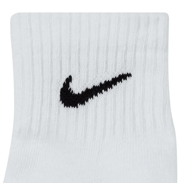 Nike Everyday Cushioned Unisex Adult Multi-Pack 3 Pair Quarter Ankle Socks