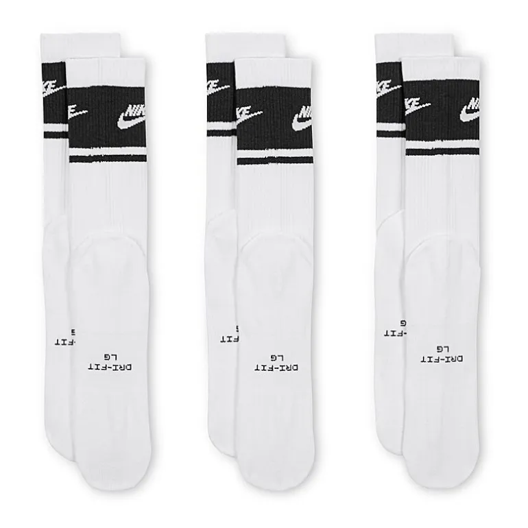Nike Everyday Elevated Unisex Adult 3 Pair Crew Socks