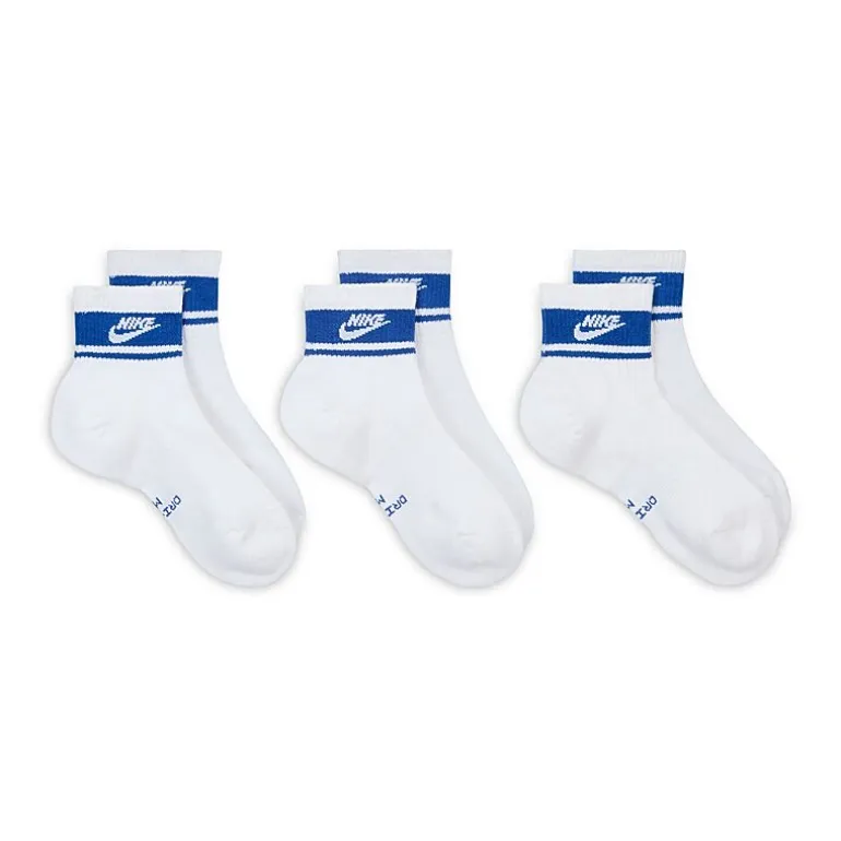 Nike Everyday Elevated Unisex Adult 3 Pair Quarter Ankle Socks