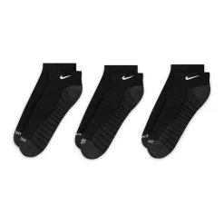 Nike Everyday Max Cushioned Unisex Adult Multi-Pack 3 Pair Low Cut Socks