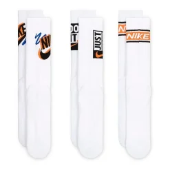 Nike Everyday Plus Athletic Unisex Adult 3 Pair Crew Socks