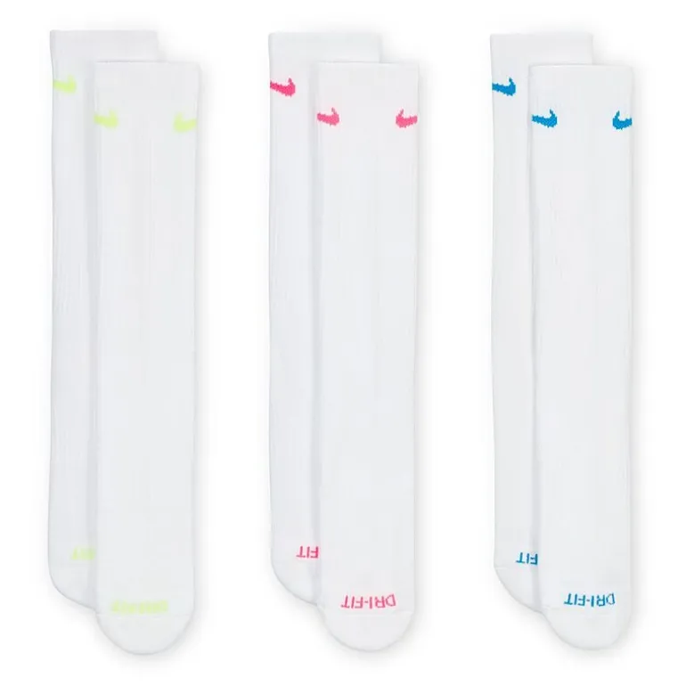 Nike Everyday Plus Cushioned Unisex Adult 3 Pair Crew Socks