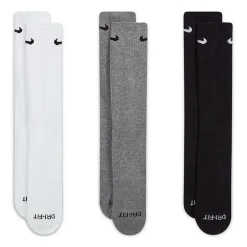 Nike Everyday Plus Cushioned Unisex Adult 3 Pair Crew Socks