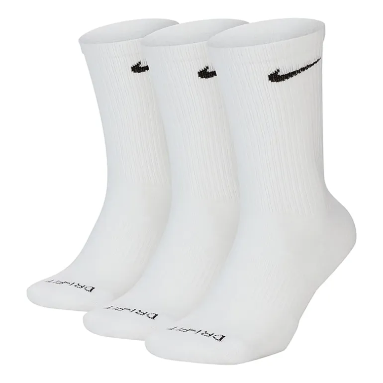 Nike Everyday Plus Cushioned Unisex Adult 3 Pair Crew Socks