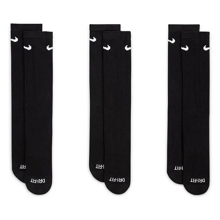 Nike Everyday Plus Cushioned Unisex Adult 3 Pair Crew Socks