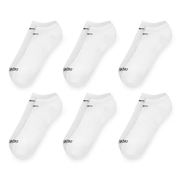 Nike Everyday Plus Cushioned Unisex Adult Multi-Pack 6 Pair No Show Socks
