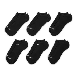 Nike Everyday Plus Cushioned Unisex Adult Multi-Pack 6 Pair No Show Socks