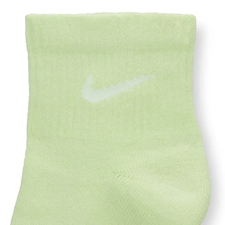 Nike Everyday Plus Cushioned Unisex Adult Breathable Multi-Pack 3 Pair Quarter Ankle Socks