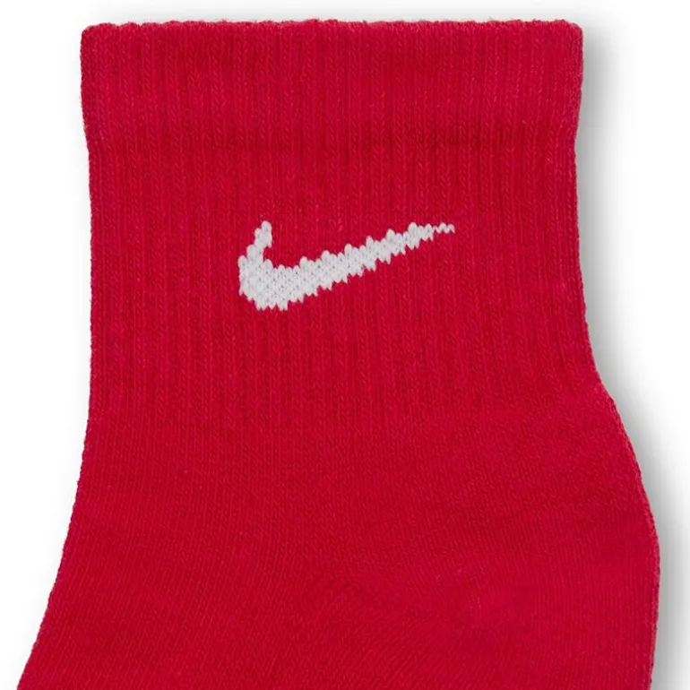 Nike Everyday Plus Cushioned Unisex Adult Breathable Multi-Pack 3 Pair Quarter Ankle Socks