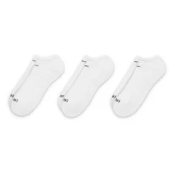 Nike Everyday Plus Cushioned Unisex Adult Multi-Pack 3 Pair No Show Socks