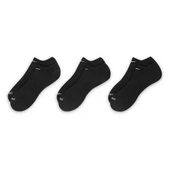Nike Everyday Plus Cushioned Unisex Adult Multi-Pack 3 Pair No Show Socks
