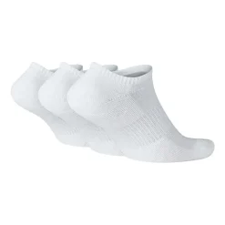 Nike Everyday Plus Cushioned Unisex Adult Multi-Pack 3 Pair No Show Socks