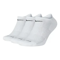 Nike Everyday Plus Cushioned Unisex Adult Multi-Pack 3 Pair No Show Socks