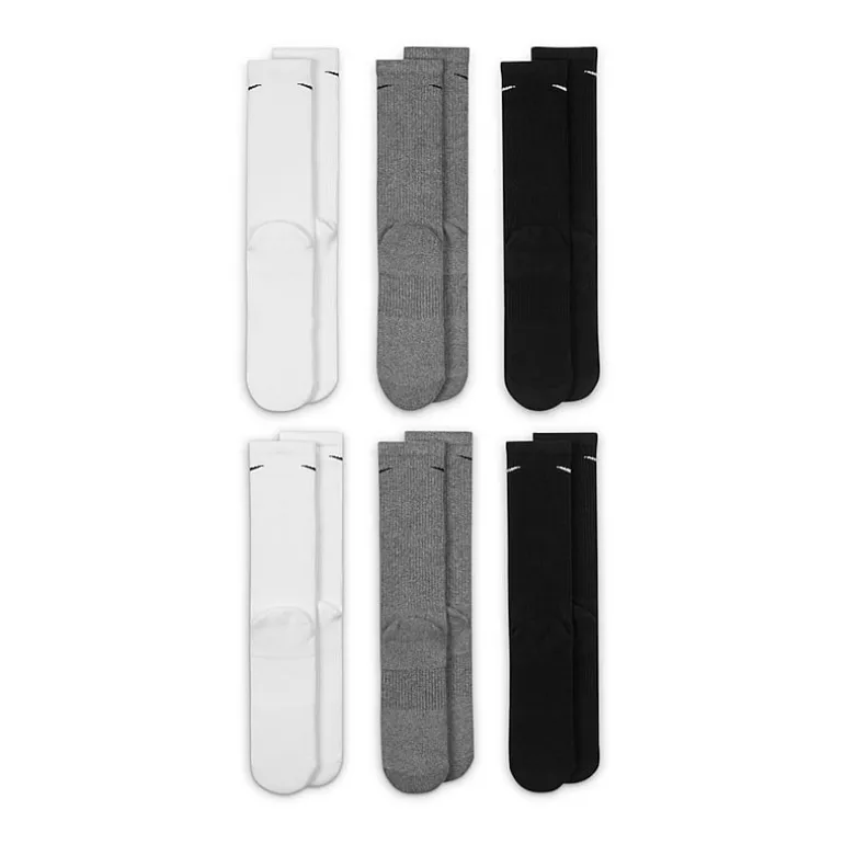 Nike Everyday Plus Cushioned Unisex 6 Pair Crew Socks
