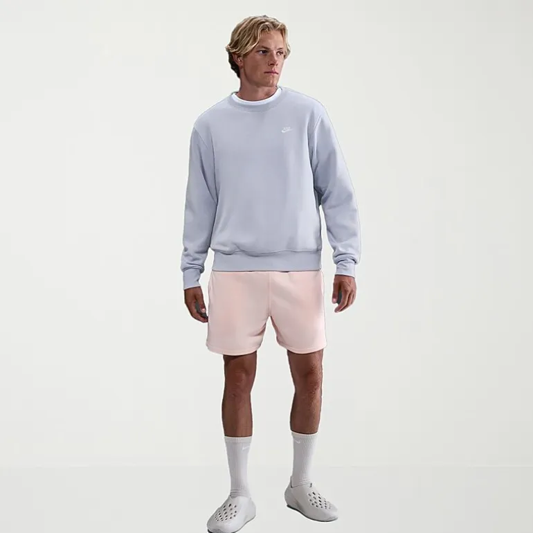 Nike Fleece Mens Crew Neck Long Sleeve Sweatshirt