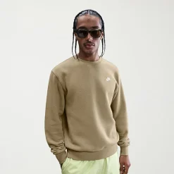 Nike Fleece Mens Crew Neck Long Sleeve Sweatshirt