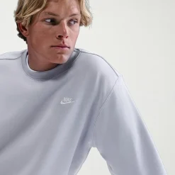 Nike Fleece Mens Crew Neck Long Sleeve Sweatshirt