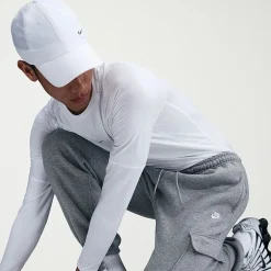 Nike Fleece Mens Cuffed Mid Rise Regular Fit Active Cargo Pant