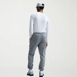 Nike Fleece Mens Cuffed Mid Rise Regular Fit Active Cargo Pant