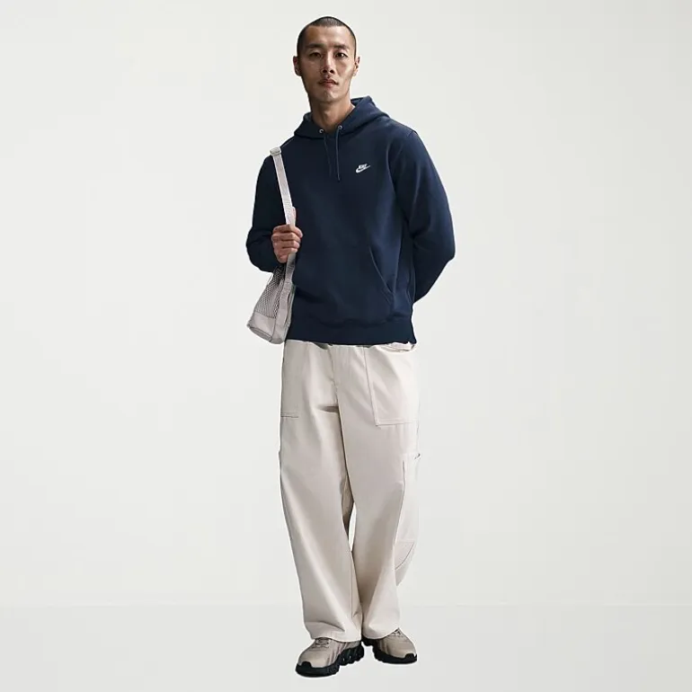 Nike Fleece Mens Long Sleeve Fleece Active Hoodie