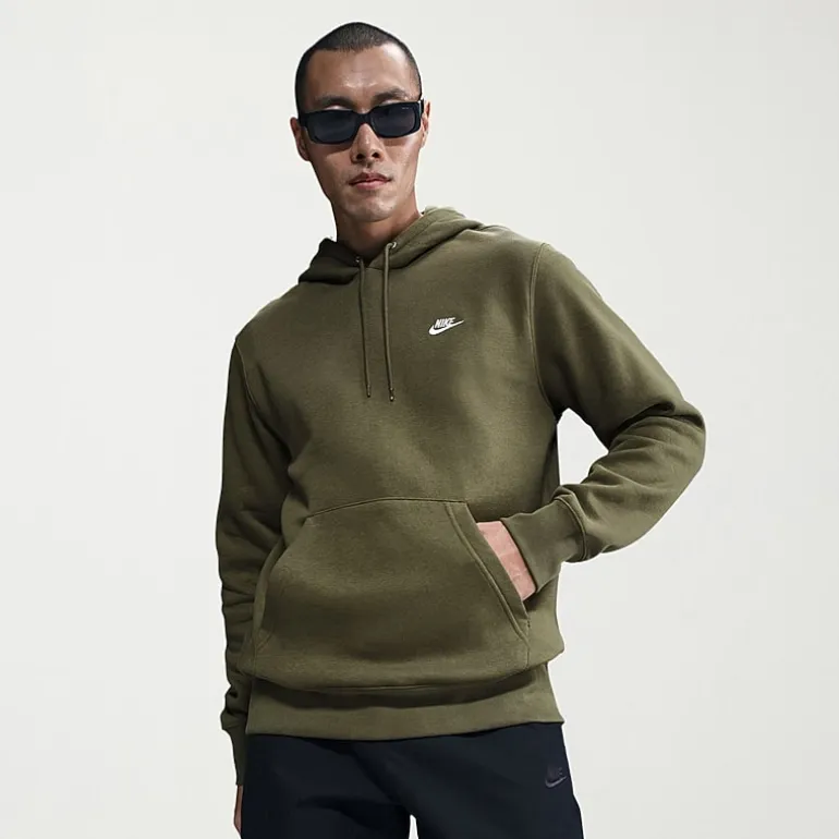Nike Fleece Mens Long Sleeve Fleece Active Hoodie