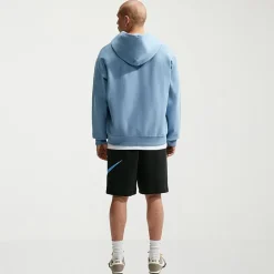 Nike Fleece Mens Mid Rise 11" Basketball Short