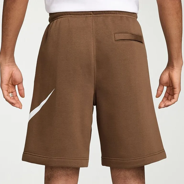Nike Fleece Mens 11" Mid Rise Big and Tall Workout Shorts