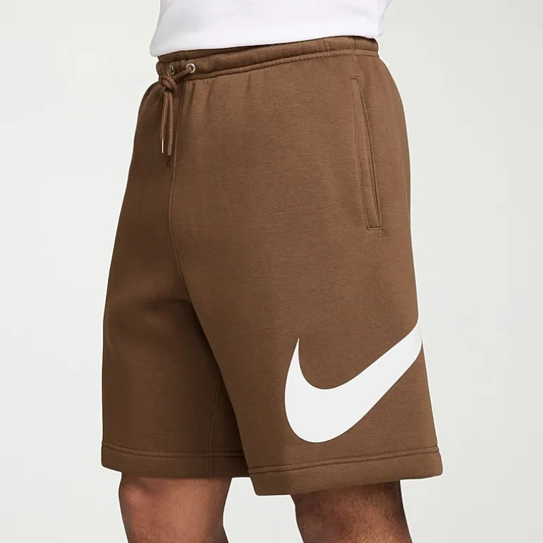 Nike Fleece Mens 11" Mid Rise Big and Tall Workout Shorts