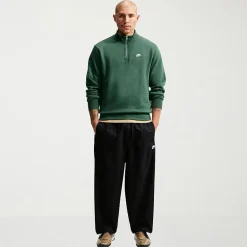 Nike Fleece Mens Mock Neck Long Sleeve Sweatshirt