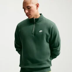 Nike Fleece Mens Mock Neck Long Sleeve Sweatshirt