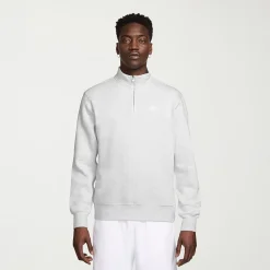 Nike Fleece Mens Mock Neck Long Sleeve Sweatshirt