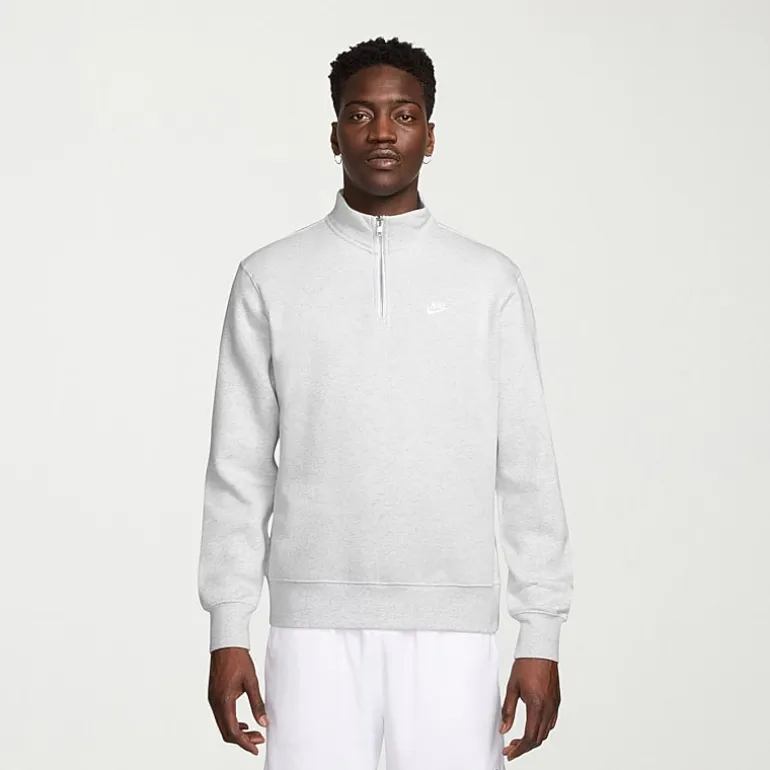 Nike Fleece Mens Mock Neck Long Sleeve Sweatshirt