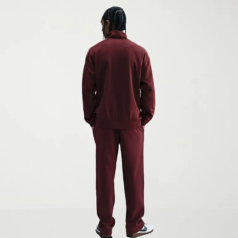 Nike Fleece Mens Straight Mid Rise Regular Fit Workout Pant